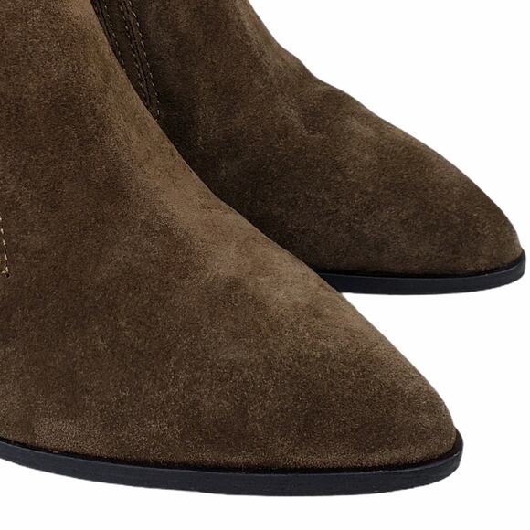 Splendid Hertha Block Heel Suede Booties Sable Brown Women's Size 8 NEW - Picture 13 of 13